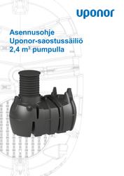 Uponor Saostussailiö 2 4 pumpulla asennusohje