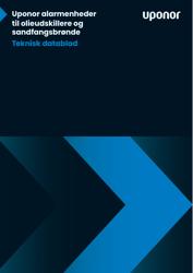 Uponor alarmenheder til olieudskillere og sandfangsbrønde, Teknisk datablad (Danish)