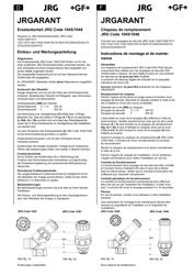 JRG IOM JRGARANT upper part safety valve replacement DE,FR,IT,EN,ES 1161536 v2