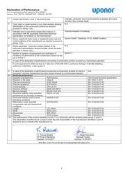Uponor DoP Tecto 1005480 (1090743)