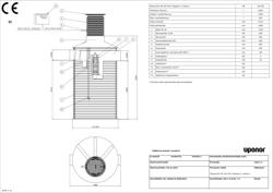 Uponor öljynerotin PE-30-150-3 ohivirtauksella, tyyppikuva (FI)