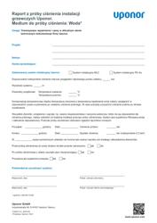 Raport z montażu MLC leak test report HC water (1120610)