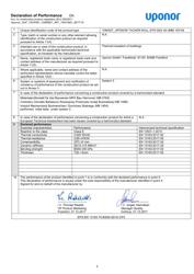 Uponor DoP TACKER 1090927 INT (1091925)