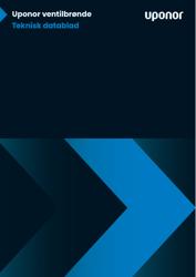 Uponor ventilbrønde Teknisk datablad (Danish)