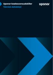 Teknisk datablad, Uponor koalescensudskiller
Datasheet for all Uponor Oil separator sizes (Danish)