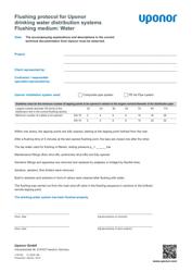 Rapporto di installazione MLC flushing protocol TW water (1120120)