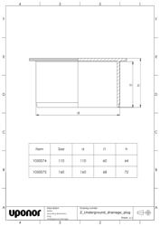 Mounting dimensions Plug