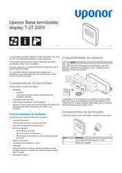 Informação de produto Base thermostat display T-27 230V (1121270)