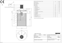 Uponor öljynerotin PE-6-300-6 ohivirtauksella, tyyppikuva (FI)