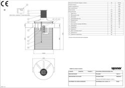 Uponor öljynerotin PE-50-250-5 ohivirtauksella, tyyppikuva (FI)