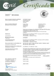 Uponor CER Q&E SYS MECH CERTIF TMP-057-2019 PT PT (1090886)