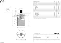 Type drawing of Uponor Oil Separator PE-50-5 (PDF)