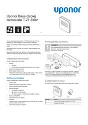Informácie o produkte Base thermostat display T-27 230V (1121274)