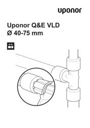 Uponor Installation Manual Q&E VLD 40-75 (1087004)