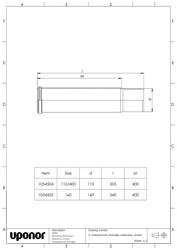 Mounting dimensions Expansion socket
