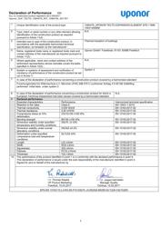 Uponor DoP Tecto 1005479 (1090742)