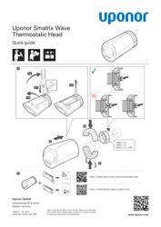 Quick Guide Smatrix Wave thermostatic head (1088912)