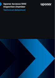 Uponor Accesso 1000 Inspection chamber Technical datasheet