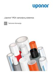Techninė informacija PE-Xa PIPING SYSTEMS (1119947)