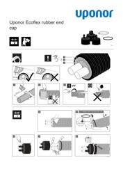 Montavimo instrukcija Ecoflex rubber end cap (1022116)
