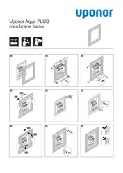 Montavimo instrukcija Aqua PLUS membrane frame (1122295)