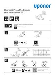 Installatiehandleiding S-Press PLUS angle seat valve/valve CFR (1135077)