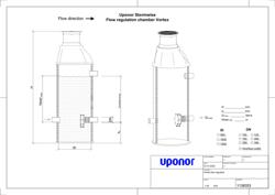 Uponor Stormwise Flow regulation chamber Vortex (pdf)
