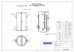 Uponor Stormwise Level regulation chamber M1 Green area (pdf)