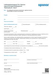 IR leak test report HC water NO 1120609