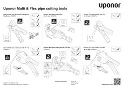 Installation Manual MULTI & FLEX PIPE CUTTING TOOLS (1090251)