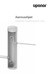 Uponor Pumppukaivo 150L asennusohje