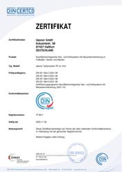 UPONOR CER Tacker SYS MECH DIN CERTCO 7F185-F DE DE (1030936)