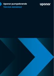 Uponor pumpebrønde Teknisk datablad (Danish)