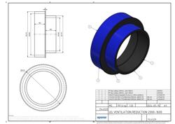 Type drawing of Uponor UVS reduction piece 2000-1600 (PDF)