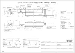 Uponor sand filter system 1m3, typedrawing (EN)