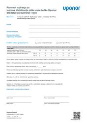 Izvješće o postavljanju MLC flushing protocol TW water (1120605)