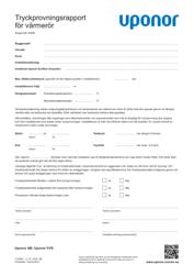 Installationsrapport Ecoflex pressure test heating (1133803)