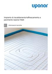 Informazioni tecniche Klett underfloor heating/ cooling system (1143138)