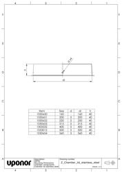 Mounting dimensions Sewer chamber 400 160 200 T4 right