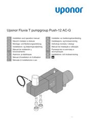 Manuel d'installation et d’utilisation Fluvia T pumpgroup Push-12 AC-G (1095412)
