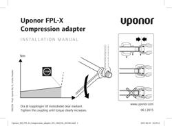 Installation Manual FPL-X compression adapter (1062256)