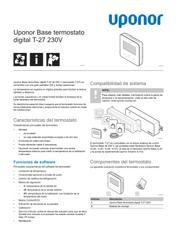 Información de producto Base thermostat display T-27 230V (1121262)
