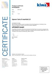 UPONOR CER VARIO S SYS MECH KIWA K107523-01 NL EN (1121707)