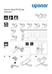 Montavimo instrukcija Aqua PLUS tap extension (1132684)