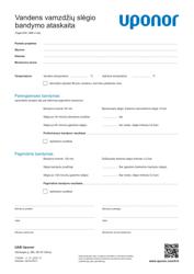 Montavimo ataskaita Ecoflex pressure test water pipes (1133504)