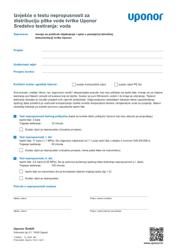 Izvješće o postavljanju MLC leak test report TW water (1120602)