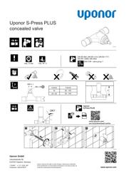 Uputstvo za instalaciju S-Press PLUS concealed valve (1135387)