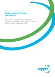 Environmental Product Declaration (TEPPFA). This EPD includes generic industry average values, it is not explicit for Uponor. Uponor provides a verified company specific EPD when it is available.