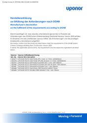 UPONOR DGNB Tecto