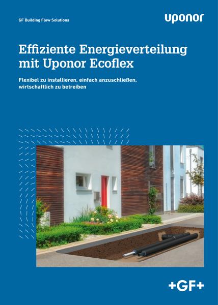 Uponor Ecoflex flexibel vorgedämmtes Rohrsystem